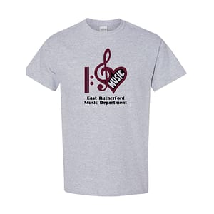 E. Rutherford Music Dept Short Sleeve Tee