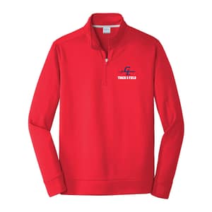 G.L. Track & Field Embroidered 1/4 Zip Pullover