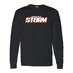 Springfield Storm Long Sleeve Tee – Black