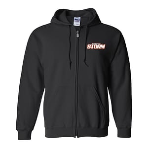Springfield Storm Full-Zip Hoodie – Black