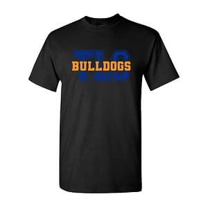 TLS Bulldogs Short Sleeve Tee – Black