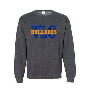 TLS Bulldogs Crewneck Sweatshirt – Dark Heather