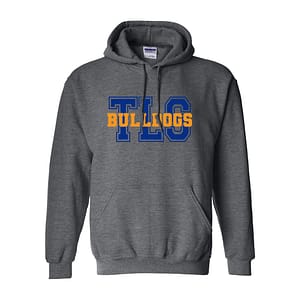 TLS Bulldogs Pullover Hoodie – Dark Heather