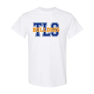 TLS Bulldogs Short Sleeve Tee – White