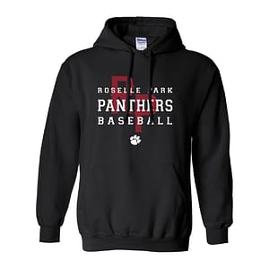 Roselle Park Varsity Baseball Hoodie – Black