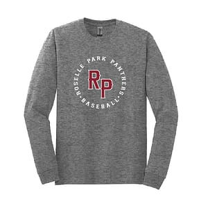 RP Varsity Baseball Long Sleeve Tee – Grey