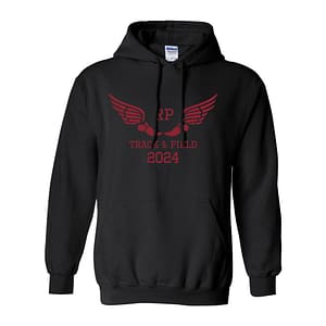 R.P. Track & Field Pullover Hoodie – Black