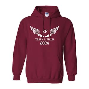 R.P. Track & Field Pullover Hoodie – Cardinal