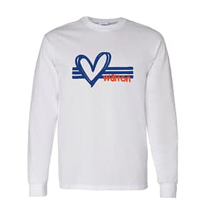 Walton School HEART Long Sleeve Tee