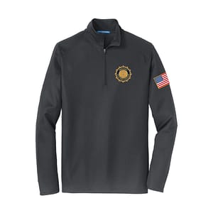 Union County Police Chiefs 1/2 Zip Pollover – Grey