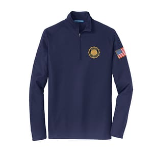 Union County Police Chiefs 1/2 Zip Pollover – Navy