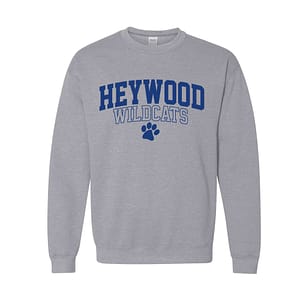 Heywood School Crewneck Sweatshirt – Sport Grey