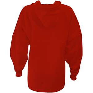 Hooded Red Boyfriend Jersey