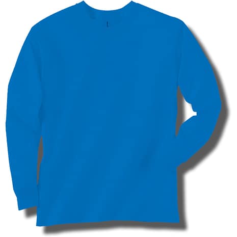 Neon Blue Long Sleeve T-Shirt