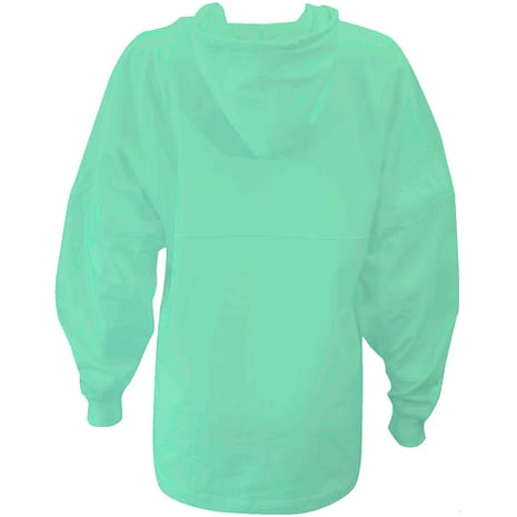 Hooded Seafoam Boyfriend Jersey