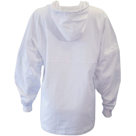 Hooded White Boyfriend Jersey